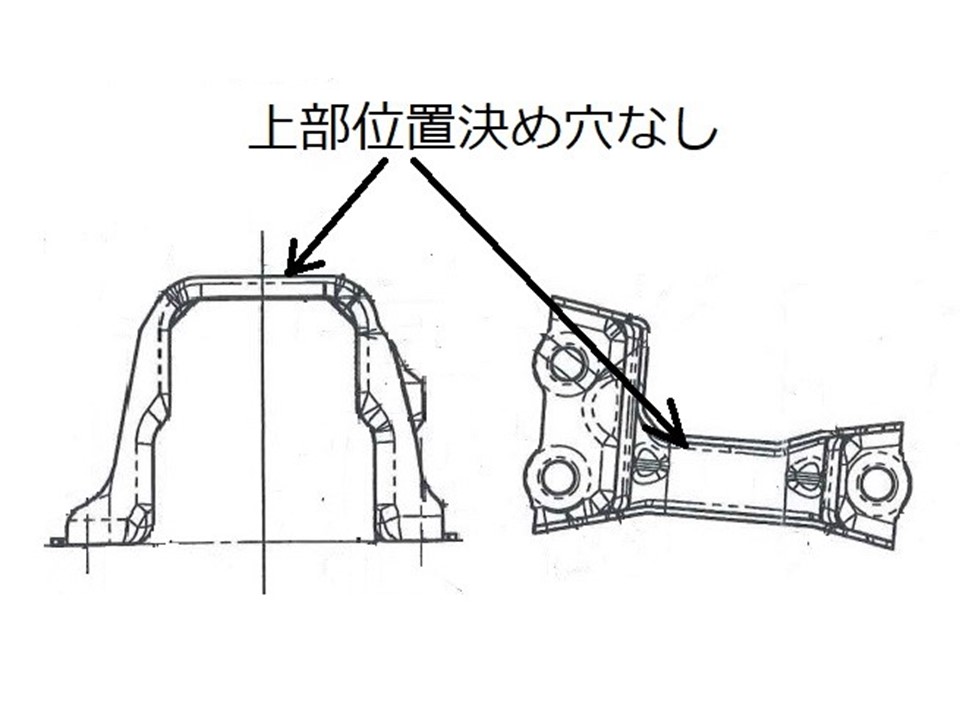 複雑形状で、ラインペーサーでの生産では、寸法ばらつきが出てしまう